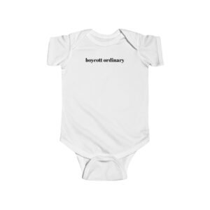Boycott Ordinary with this Simple Baby Bodysuit