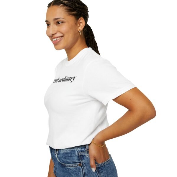 Boycott Ordinary in this Garment-Dyed T-Shirt with 'Boycott Ordinary' Design, Casual Tee for Activists, Unisex Clothing, Statement Shirt, Eco-Friendly Fashion - Image 9