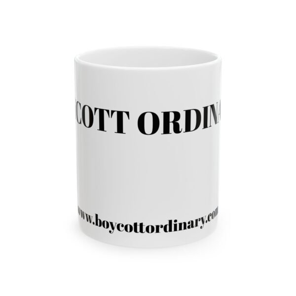 Chug that ordinary down with your morning Coffee Personalized Ceramic Mug - Perfect Gift for Coffee LoversCeramic Mug, (11oz, 15oz)