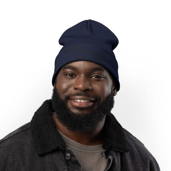 Beanie Hat - Boycott Ordinary Embroidered Knit Beanie - Image 20