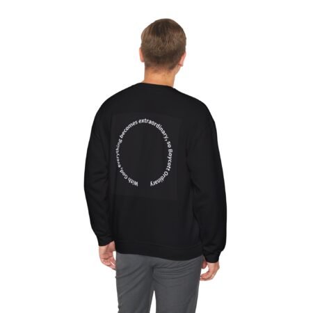 Life with God is Extraordinary Black sweatshirt
