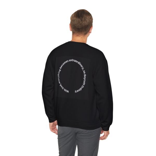 Life with God is Extraordinary Black sweatshirt