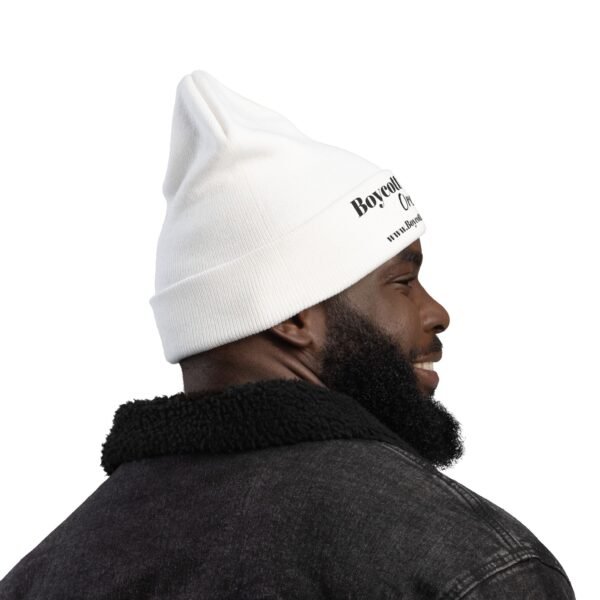 Beanie Hat - Boycott Ordinary Embroidered Knit Beanie - Image 28