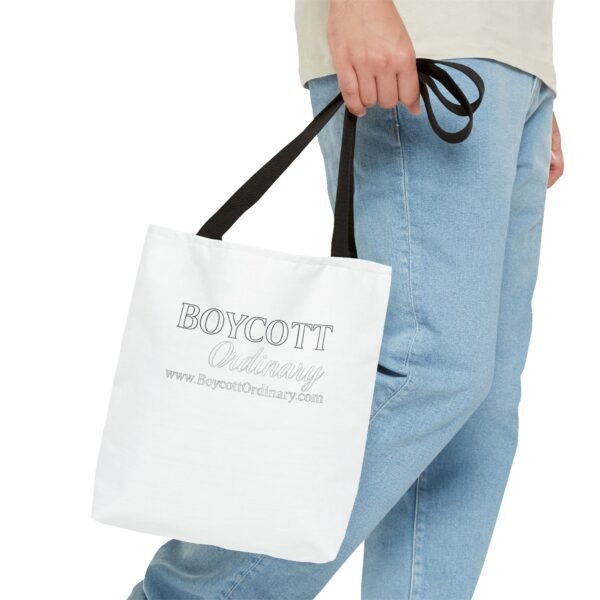 'Boycott Ordinary' Design, Eco-Friendly Carry-All Tote Bag Perfect for Everyday Use, Beach, Shopping, Gifts - Image 3