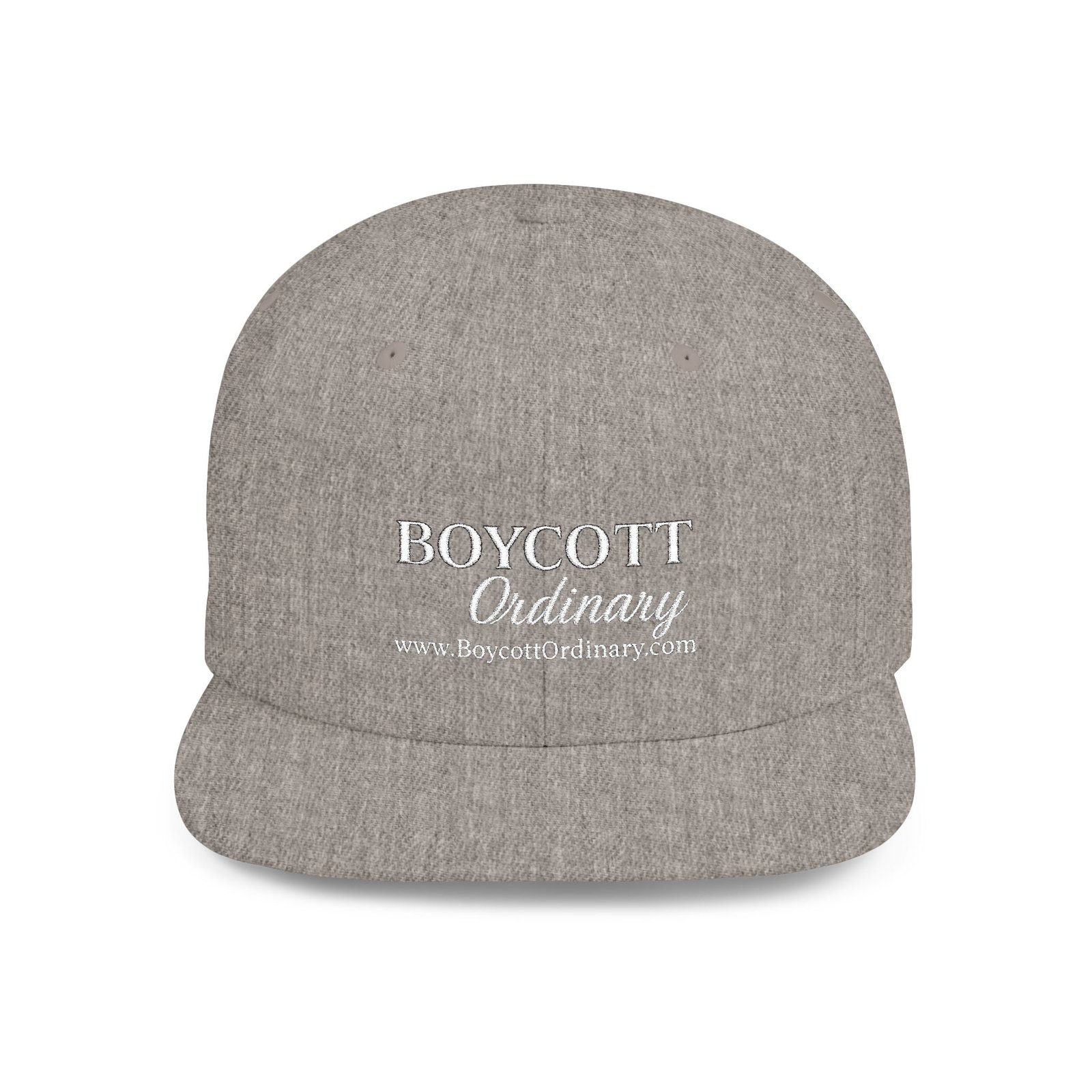 Get your head in the right place wearing this Boycott the Ordinary Snapback Hat - Image 25