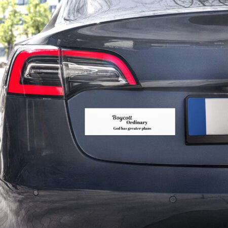 God Has Greater Plans Car magnets