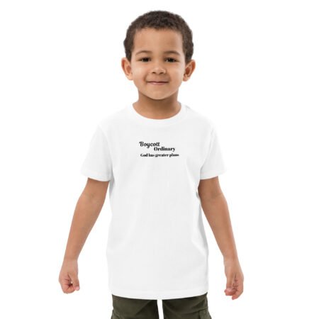 God Has Greater Plans Organic cotton kids t-shirt