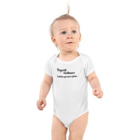 God has greater plans infant bodysuit