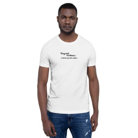 God has greater plans Unisex t-shirt