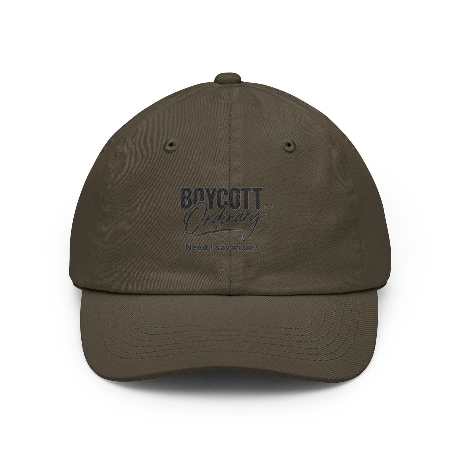 Boycott Ordinary Dad Hat — "Need I say more?" Embroidered Baseball Cap - Image 4