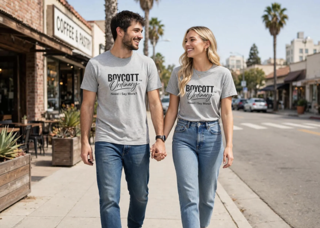 Boycott Ordinary T-Shirt — 'Need I Say More?' Minimal Graphic Tee