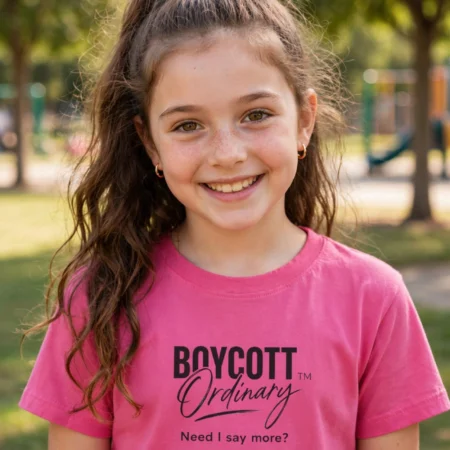 I’m Too Cool for Ordinary™ Kids Shirt | Trendy Graphic Tee for Little Legends Fine Jersey Tee